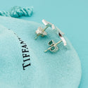 Tiffany T Smile Stud Earrings in Sterling Silver - 5