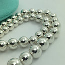 18" Tiffany & Co HardWear Graduated Bead Ball Necklace in Sterling Silver-7