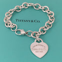 Return to Tiffany Extension Chain End Links Repair Length Bracelet Heart Round - 2