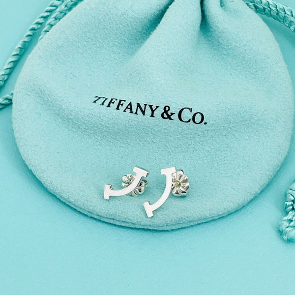 Tiffany T Smile Stud Earrings in Sterling Silver - 6