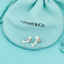 Tiffany T Smile Wire Stud Earrings in 925 Sterling Silver-6