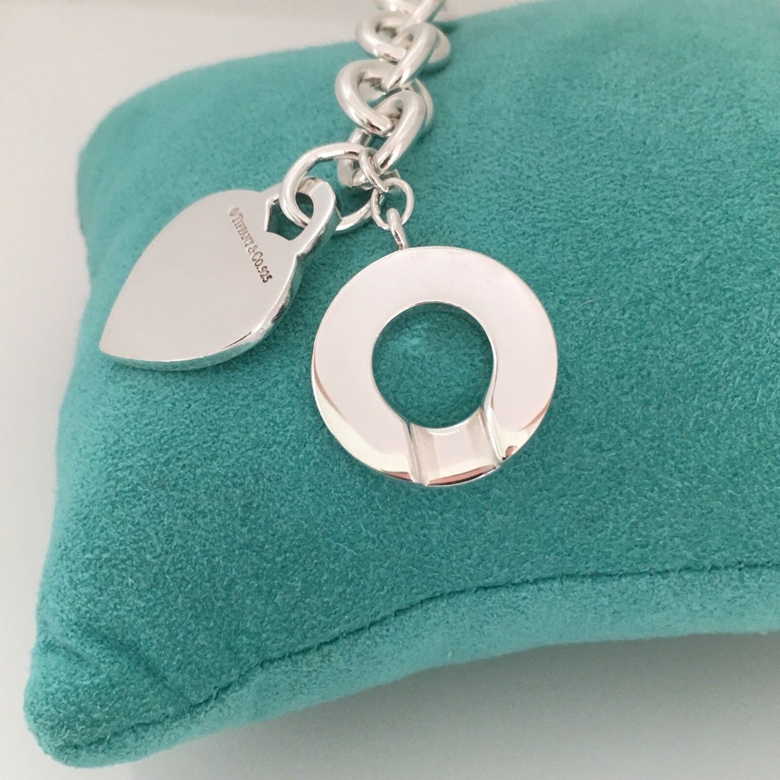 Please Return to Tiffany & Co Heart Tag Toggle Bracelet in Sterling Silver