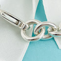 9" Return To Tiffany & Co Oval Tag Charm Bracelet Men's Unisex in Sterling Silver - 6