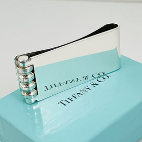 Tiffany & Co Groove Roller Money Clip by Paloma Picasso in Sterling Silver