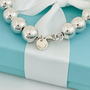 Tiffany HardWear Ball Bracelet in Sterling Silver 10mm Beads - 8.25" Medium/Large-3