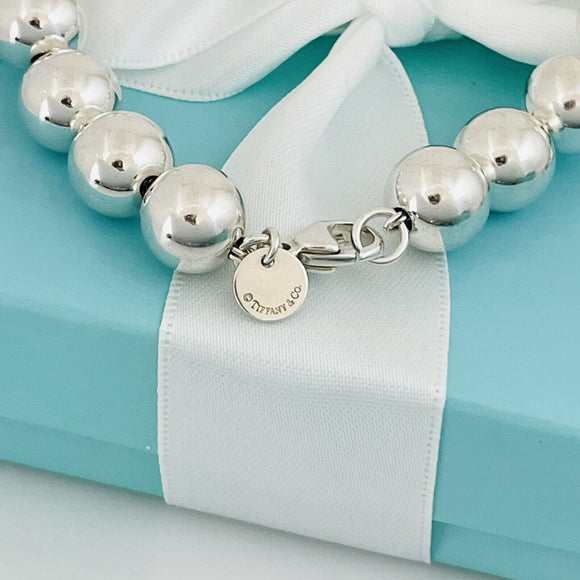 Tiffany HardWear Ball Bracelet in Sterling Silver 10mm Beads - 8.25" Medium/Large