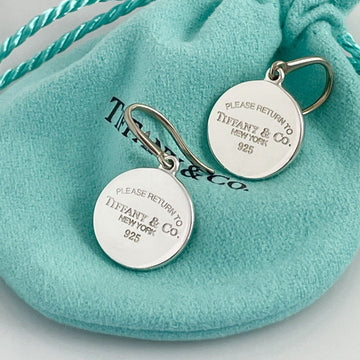 Return to Tiffany Round Drop Dangle Hook Earrings in Sterling Silver - 0