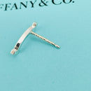 Tiffany T Smile Wire Stud Earrings in 925 Sterling Silver-4