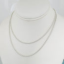 Tiffany & Co Layered Bead Chain Necklace 34 Inches-1