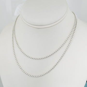 Tiffany & Co Layered Bead Chain Necklace 34 Inches