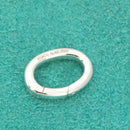 Tiffany Jump Ring Oval Clasping Link Spring Charm or Pendant Holder Attachment-1