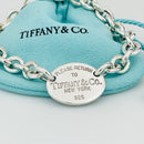 8.5" Return To Tiffany Oval Tag Charm Bracelet Mens Unisex in Sterling Silver-3