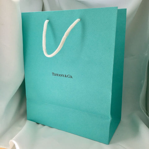 Tiffany & Co NEW Blue Shopping Bag Gift Bag 10" X 8" x 4"