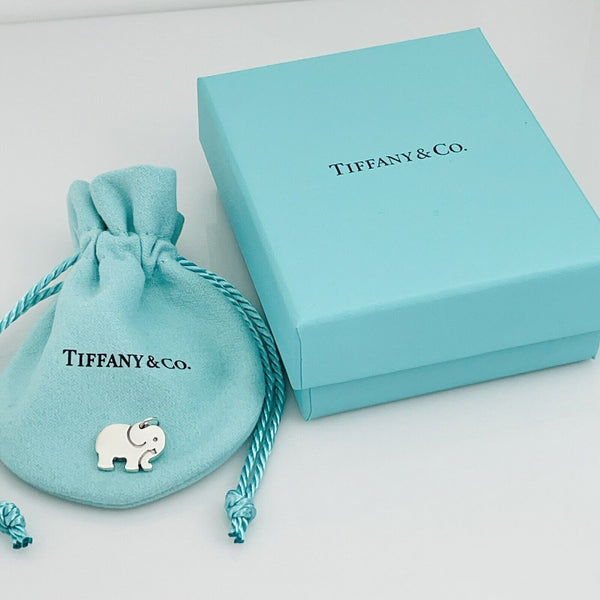 Tiffany & Co Elephant Never Forgets Charm or Pendant in Sterling Silver - 6