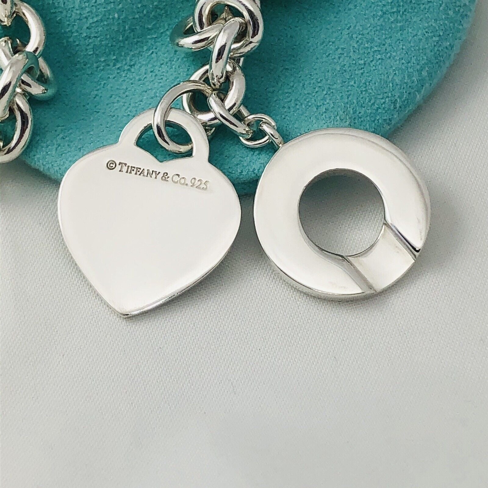 Please Return to Tiffany & Co Heart Tag Toggle Bracelet in Sterling Silver