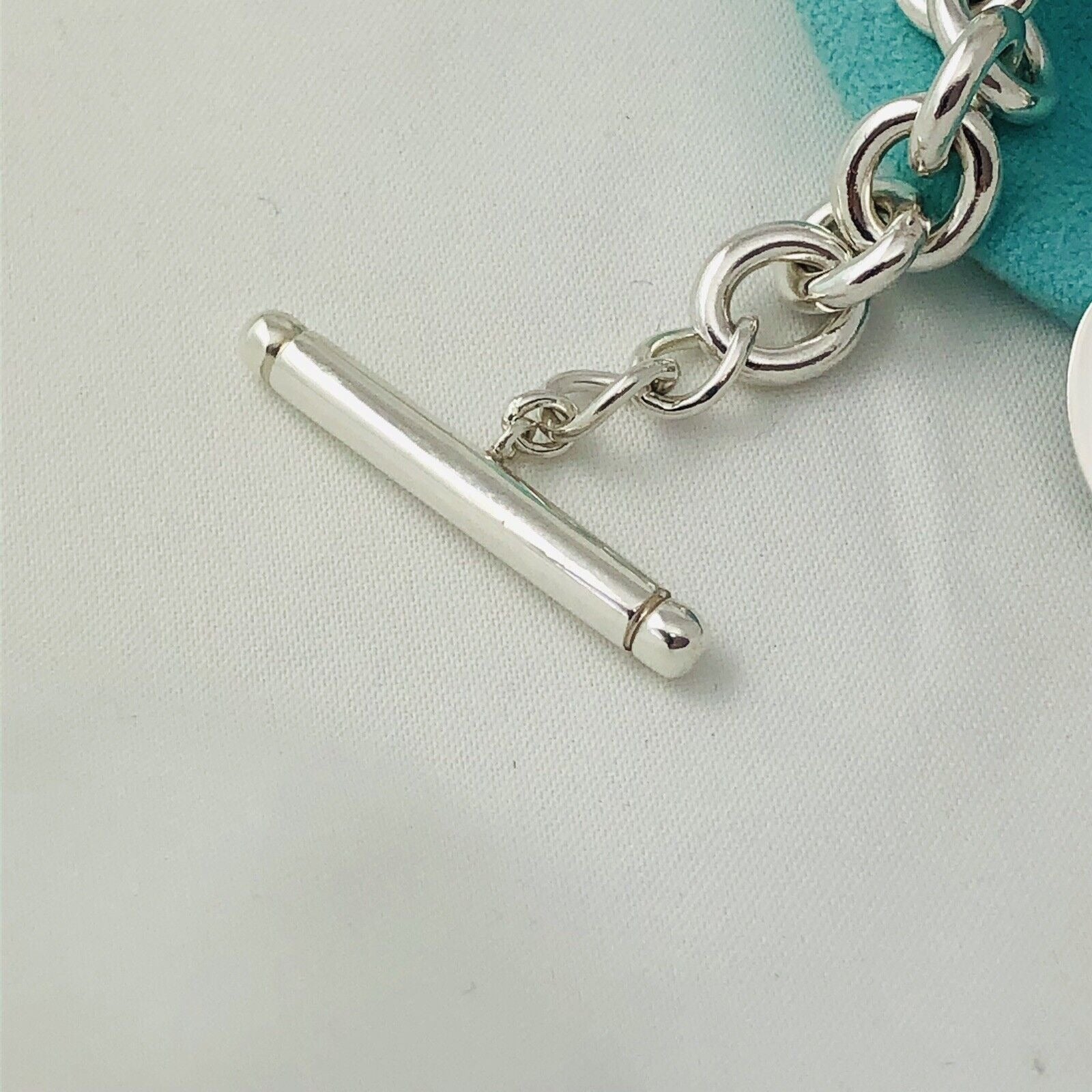 Please Return to Tiffany & Co Heart Tag Toggle Bracelet in Sterling Silver