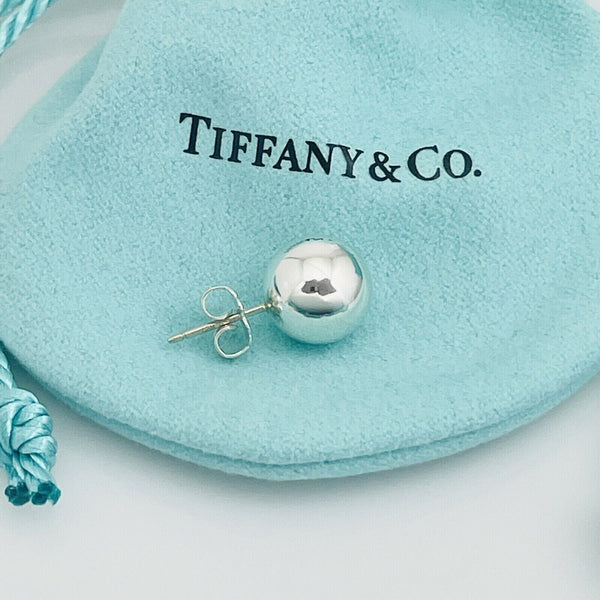 Tiffany Bead Earring Single Replacement Lost Silver Ball HardWear Stud 10mm - 3