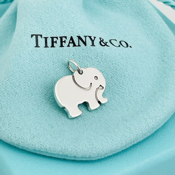 Tiffany & Co Elephant Never Forgets Charm or Pendant in Sterling Silver