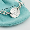 8" Please Return To Tiffany & Co Oval Tag Charm Bracelet in Sterling Silver - 4