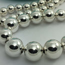 19" Tiffany & Co Sterling Silver HardWear Bead Ball Graduated Necklace-8