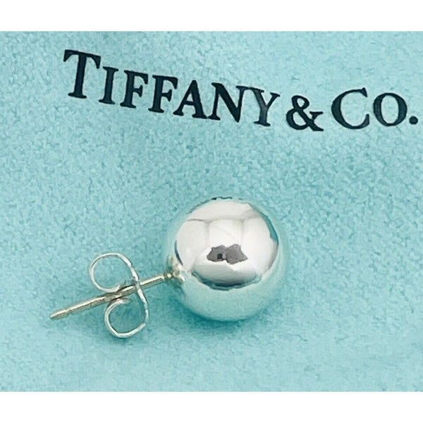 Tiffany Bead Earring Single Replacement Lost Silver Ball HardWear Stud 10mm - 1