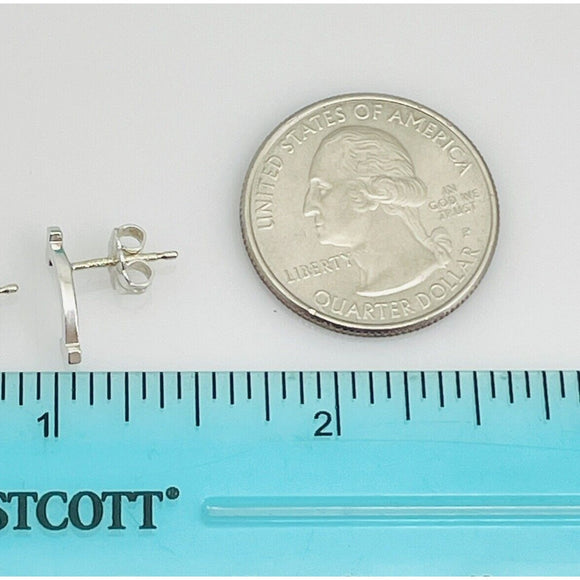 Tiffany T Smile Stud Earring in Sterling Silver