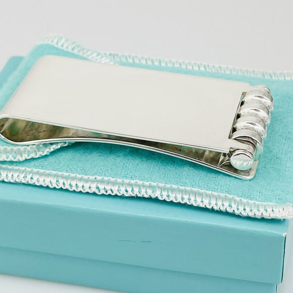 Tiffany & Co Groove Roller Money Clip by Paloma Picasso in Sterling Silver