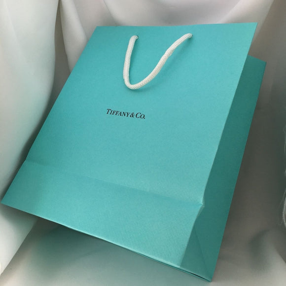 Tiffany & Co NEW Blue Shopping Bag Gift Bag 10" X 8" x 4"