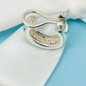 Tiffany & Co Vintage Hoop Huggie Clip on Earrings in Sterling Silver - 4