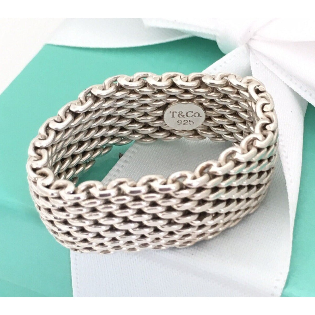 Tiffany & Co. 18K White Gold and Diamonds Century Wedding Band Ring Size  68.5 Tiffany & Co. | TLC
