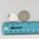Tiffany & Co Blank Heart Tag Charm or Pendant Engravable in Sterling Silver-5