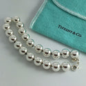 Tiffany HardWear Ball Bracelet in Silver 10mm Beads - 9" RARE Extra Large - 1