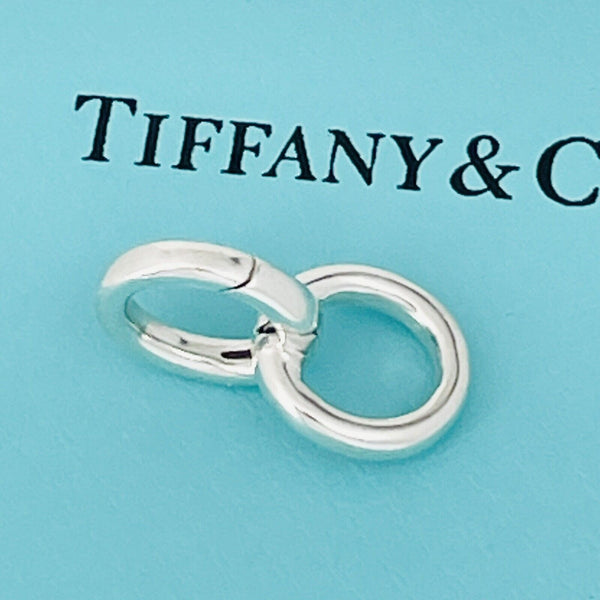 Tiffany Round Clasping Link Bracelet Extender Spring Jump Ring Charm or Necklace - 5