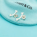 Tiffany T Smile Stud Earrings in Sterling Silver - 3