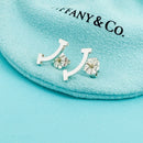 Tiffany T Smile Wire Stud Earrings in 925 Sterling Silver-3