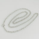 20" Tiffany & Co Sterling Silver 3mm Large Link Chain Necklace Mens Unisex-2