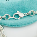 8" Please Return To Tiffany & Co Oval Tag Charm Bracelet in Sterling Silver-7