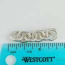 Tiffany Extra Chain Links Repair Replacement Lengthen Heart Tag Toggle Bracelet-3