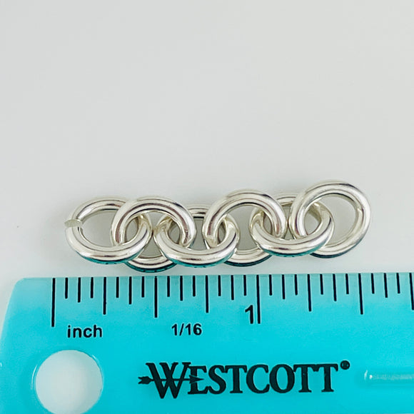 Tiffany Extra Chain Links Repair Replacement Lengthen Heart Tag Toggle Bracelet