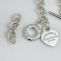Please Return to Tiffany Extra Chain Links Repair Replacement Extension Length Heart Tag Toggle Necklace or Bracelet - 1