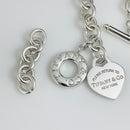Please Return to Tiffany Extra Chain Links Repair Replacement Extension Length Heart Tag Toggle Necklace or Bracelet-1