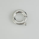 Tiffany & Co 12mm Large Spring Jump Ring Charm Holder Clasp in Sterling Silver-1