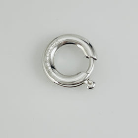 Tiffany & Co 12mm Large Spring Jump Ring Charm Holder Clasp in Sterling Silver