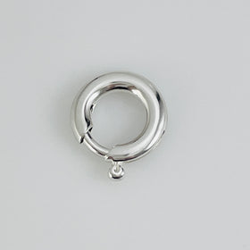 Tiffany & Co 12mm Large Spring Jump Ring Charm Holder Clasp in Sterling Silver - 0