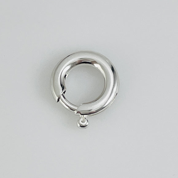 Tiffany & Co 12mm Large Spring Jump Ring Charm Holder Clasp in Sterling Silver