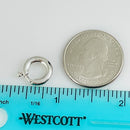 Tiffany & Co 12mm Large Spring Jump Ring Charm Holder Clasp in Sterling Silver-3