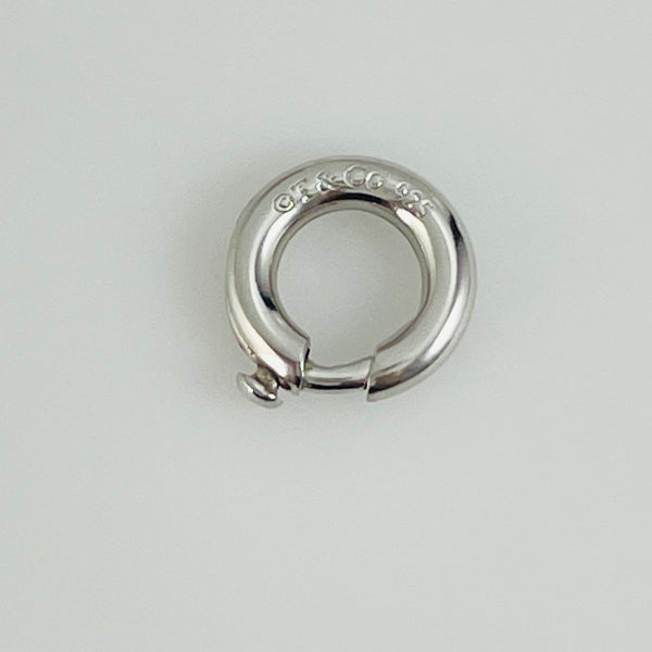 Tiffany & Co 10mm Spring Jump Ring Charm Holder Clasp in Sterling Silv