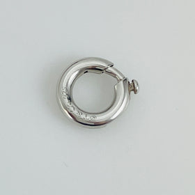 Tiffany & Co 10mm Spring Jump Ring Charm Holder Clasp in Sterling Silver - 0