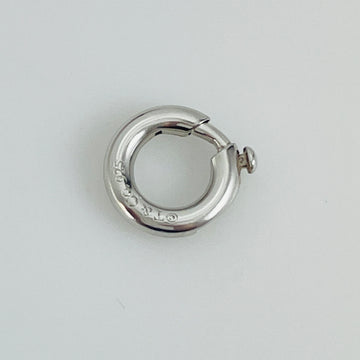 Tiffany & Co 10mm Spring Jump Ring Charm Holder Clasp in Sterling Silver - 0