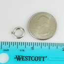 Tiffany & Co 10mm Spring Jump Ring Charm Holder Clasp in Sterling Silver-3